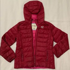 Abercrombie Kids Red Puffer Jacket
